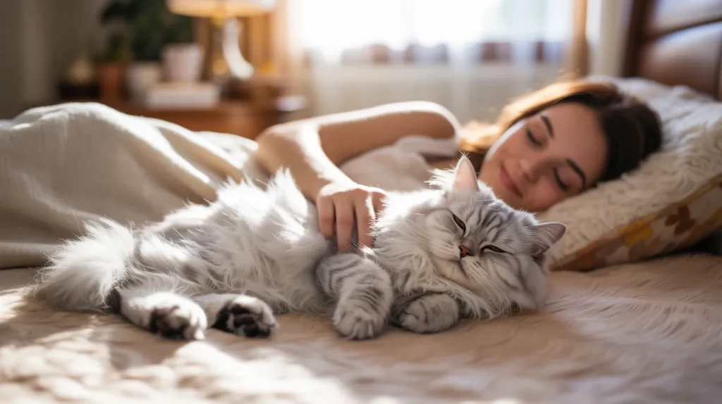 What Does It Mean When Your Cat Sleeps Next to You